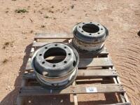 (2) Steel Trailer Wheels