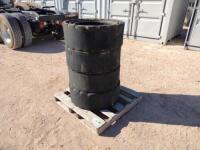 (4) Skid Steer Solid Rubber Wheels