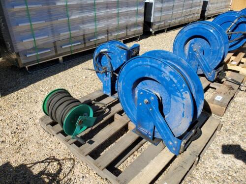 (3) Different Size Hose Reels