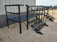 Unused Metal Stairs for Mobile Home