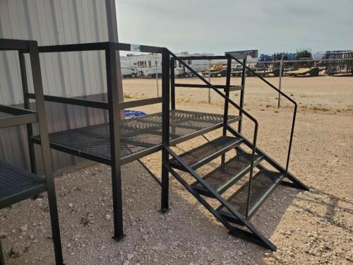 Unused Metal Stairs for Mobile Home