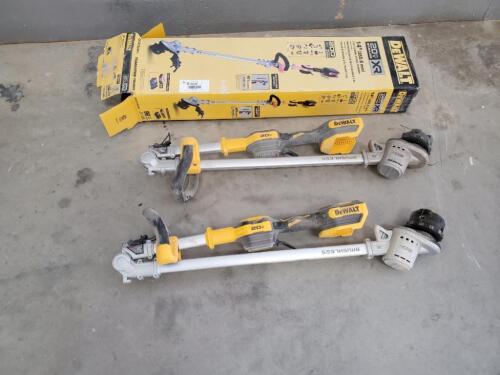 (2) 20V DeWalt 14” Folding String Trimmers