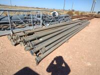 Approx (32) Joints of 4'' aluminum irrigation pipe 30 ft Joints