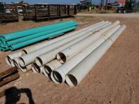 (8) 10'' PVC Pipe (3) 8'' PVC Pipe