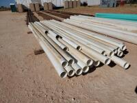 Lot of 5'' PVC Pipe some Pipe are Slotted Approx (26) Joints