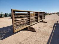 (10) 24' Freestanding Cattle Panels one with 8' Gate