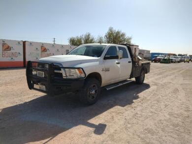 ~2017 Dodge 2500 Flat Bed Pickup with Livestock Feeder