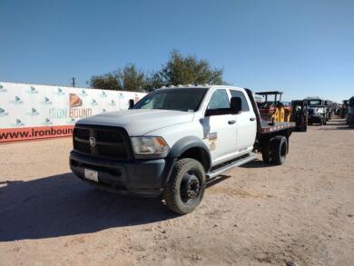 ~2014 Dodge 5500 Flat Bed Pickup Truck, (Non Runner)