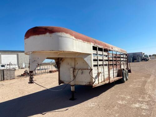 Shop Made Livestock Gooseneck Trailer