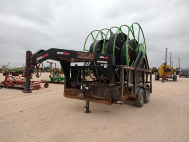 *2014 TLR Gooseneck Hose Reel with Flat Hose