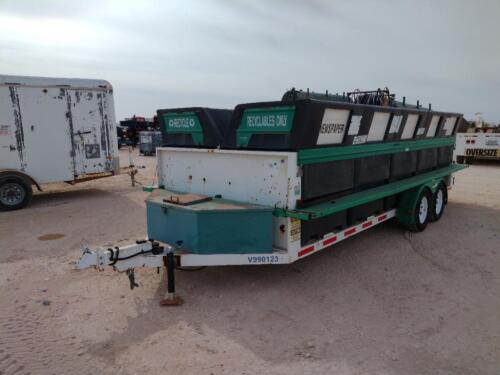 Shop Made Recycle bin trailer