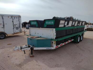 Shop Made Recycle bin trailer