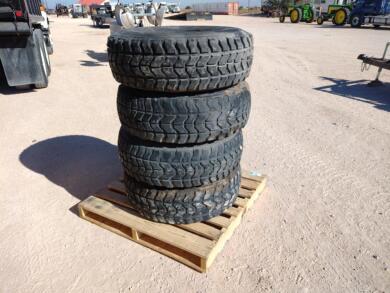 (4) Military-OZ Wheels/Tires 37x12.50R16.5