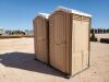 (2) Poly Portable Restroom