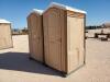 (2) Poly Portable Restroom