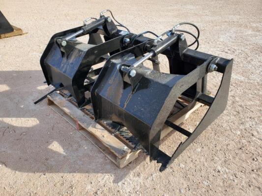 Unused Root Grapple, Skid Steer Attachment