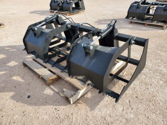 Unused Root Grapple, Skid Steer Attachment