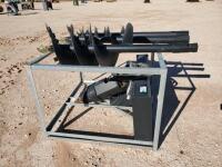 Unused Greatbear Skid Steer Auger Attachment