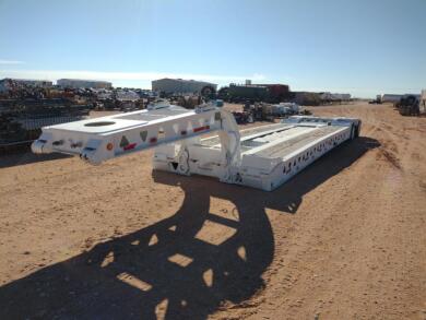 *1989 Trail King 16 Wheel Lowboy Trailer