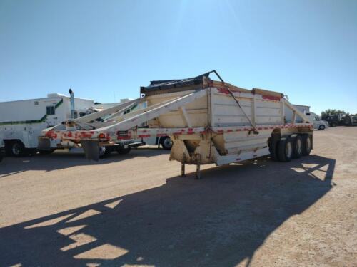 *1987 Load Master Triple Axle Belly Dump Trailer