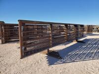 (8) 24' Freestanding Cattle Panels one with 12' Gate