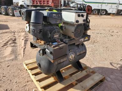 Industrial Gold Air Compressor/Generator/Welder Combo Unit