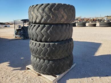 (4) Loader Tires