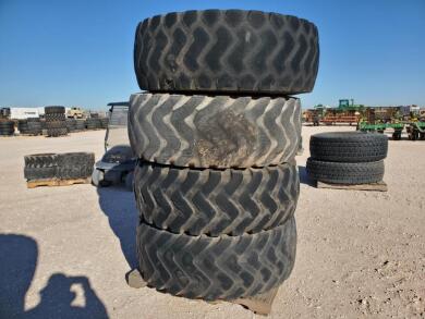 (4) Loader Tires