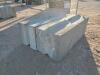 (2) Concrete Retaining Blocks 6ft X 2ft