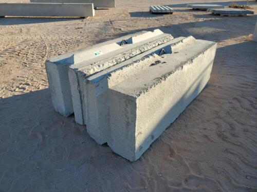 (2) Concrete Retaining Blocks 6ft X 2ft