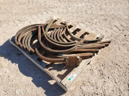 Pallet With Chisel Plow Shanks