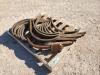 Pallet With Chisel Plow Shanks