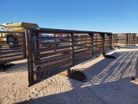 (8) 24' Freestanding Cattle Panels one with 12' Gate