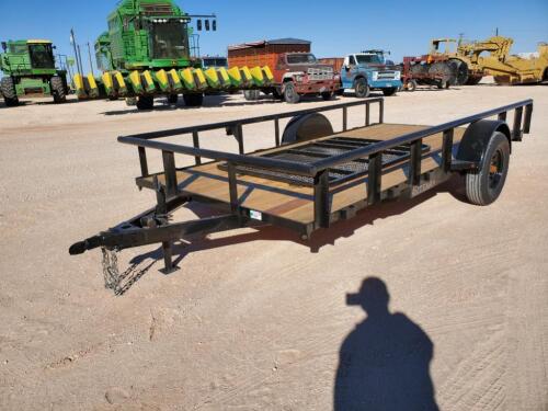 2022 Gitesa Unused Single Axle Utility Trailer