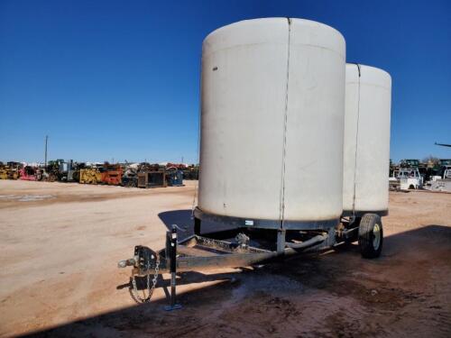 Portable Dual 2,800 Gallon Cone Bottom Tanks