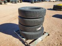 (3) Truck Tires 295/75 R 22.5 (1) Truck Tire 275/80 R 22.5