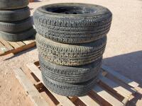 (4) Unused Trailer Wheels/Tires 205/75 R 15