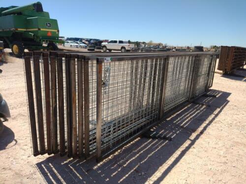 (10) 20' Freestanding Goat Panels one with 4' Gate