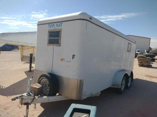 Enclosed Trailer with Concrete Tools