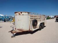 5’ x 16’ Bumper Pull Stock Trailer