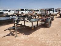 72” x 12Ft Single Axle Utility Trailer