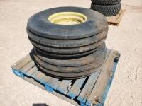 (2) Front Tractor Wheels/Tires 11.00-16