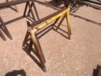 (1) Set Metal Pipe Stands