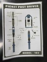 Unused Marchant Air Driven Picket Post Driver