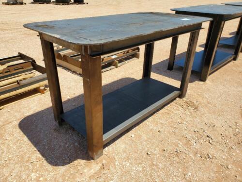Unused 30'' X 57'' Welding Table with Shelf 5/16'' Top