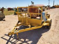 Air Compressor Unit on 7Ft Shop Built Trailer