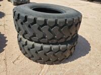 (2) Michelin Loader Tires 17.5 R 25