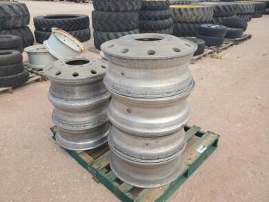 (10) Aluminum Truck Wheels