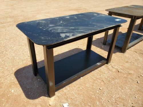 Unused 30'' X 57'' Welding Table with Shelf 5/16'' Top