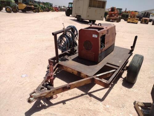 Predator Pro Power-Plus Welder on Single Axle Trailer